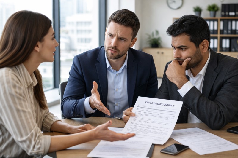 when does an employment contract become legally binding
